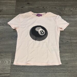 Edikted Light Pink Casual Tee